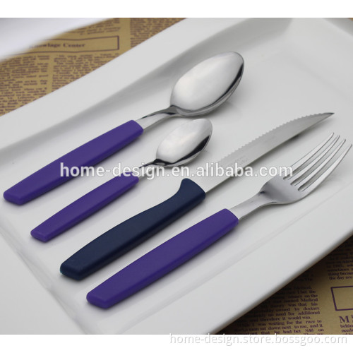 plastic handle cutlery set wholesale